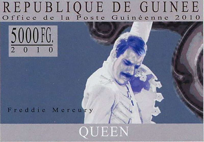 Queen Stamp Music Artist Band Freddie Mercury S/S MNH #7439-7447 