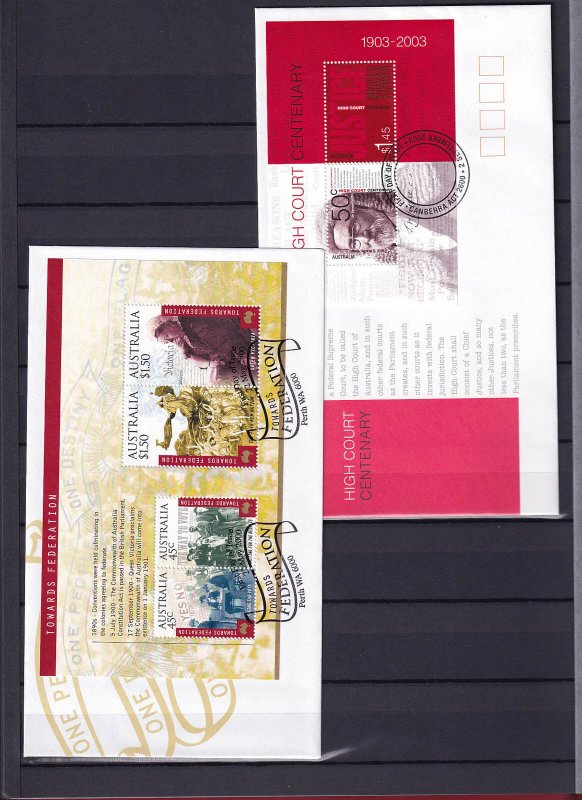 WORLDWIDE COLLECTION OF 62 MNH MINIATURE SHEETS IN STOCK BOOK  ~ FREE SHIPPING!!