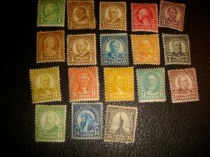 rlivory US #632-4 635-42 692-6 +2 FP mint set 1925-31 CV$80