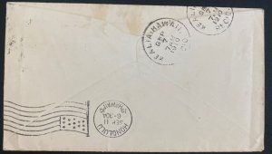 1910 Honolulu Hawaii USA Commercial Postal Stationery cover To Dresden Germany