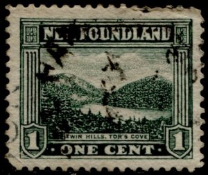 Newfoundland #131 Twin Hills Tors Cove Definitive Issue Used