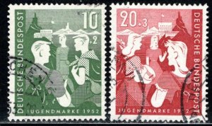 Germany Bund Scott # B325 - B326, used