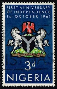 Nigeria #118 Coat of Arms; Used (0.20)