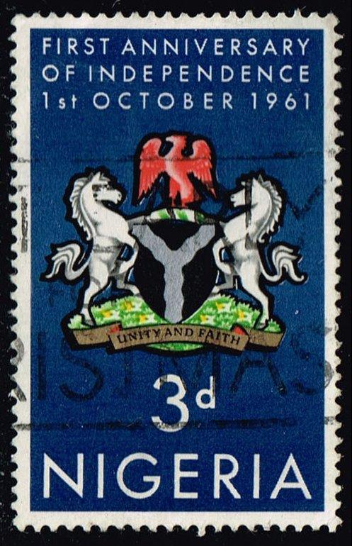 Nigeria #118 Coat of Arms; Used (0.20)