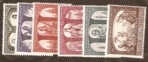 Vatican  Scott # 433-8  Mint never hinged