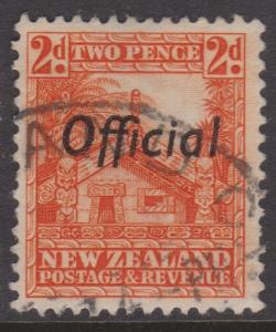 New Zealand 1936 Sc#O64 VFU