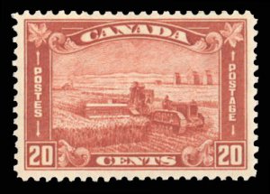 Canada #175 Cat$47.50, 1930 20c brown red, hinged