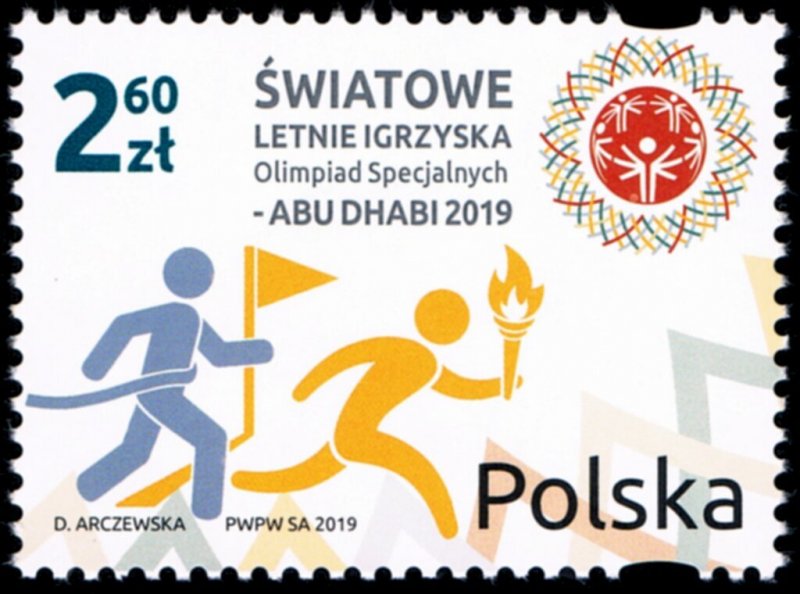 Poland 2019 MNH Stamp Sport Special Olympics World Games Abu Dhabi