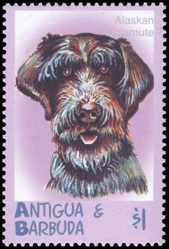 Antigua & Barbuda 2000 Sc 2354-2357 Dog Boxer Malamute Pointer Saluki CV $5.50