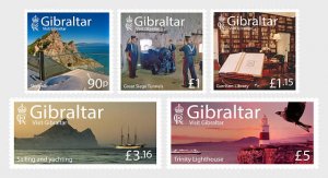 2023 Gibraltar  Visit II (5)  (Scott NA) MNH