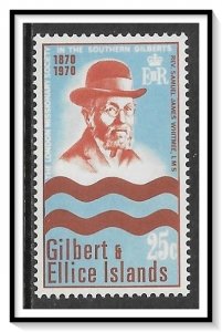 Gilbert & Ellice Islands #168 First Missionaries Landing MNH