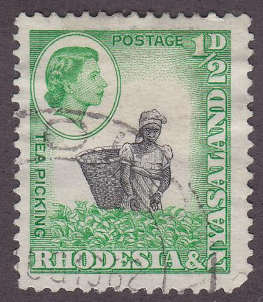 Rhodesia & Nyasaland 158 Queen Elizabeth II 1954