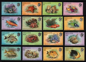 Belize # 699 - 714 MNH