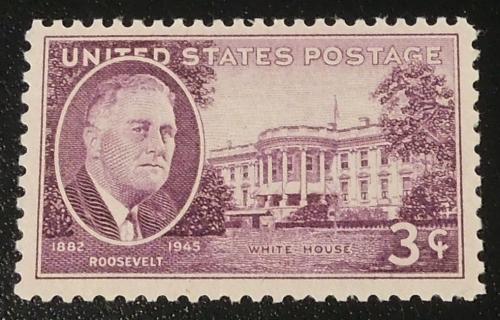 1945 3c Franklin D. Roosevelt Scott 932 Mint NH