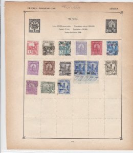 tunisia & morocco stamps page ref 17600