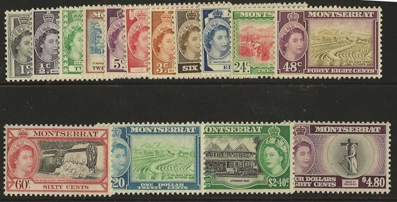 Montserrat Sc #128-142 OG VF