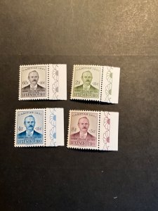 Stamp Luxembourg Scott #B166-9 never hinged