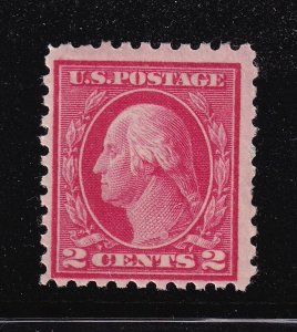 1914 Franklin Sc 425 2c MLH full original gum, single stamp (P4