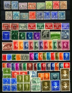 Netherlands #23/#353 1872-1954 Assorted Queen Wilhelmina & Queen Juliana