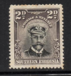 Southern Rhodesia Sc 76 4 1924 2 d George V stamp mint