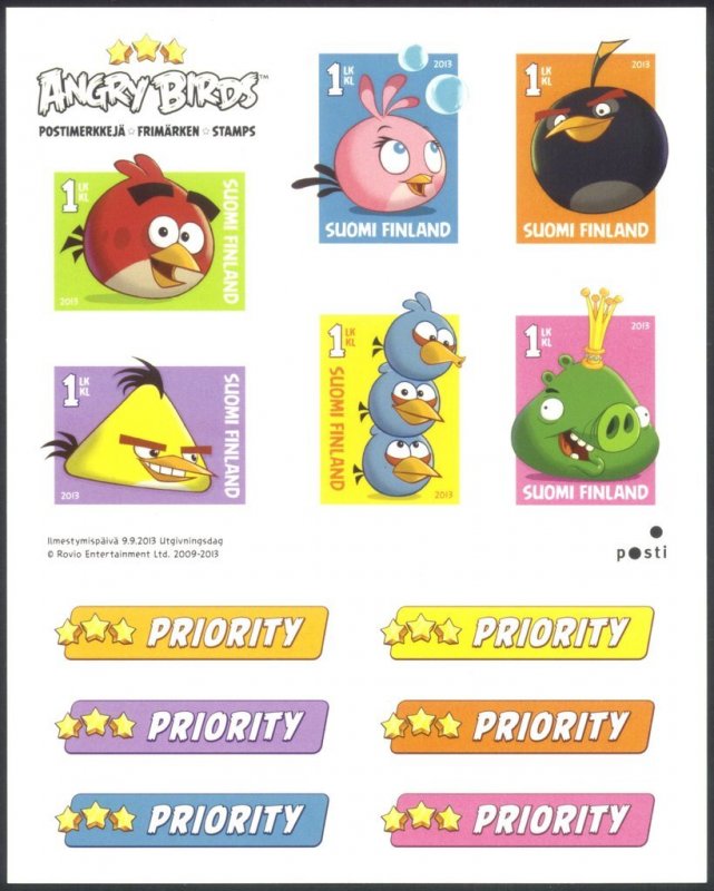 Finland 2013 #1446 MNH. Angry birds