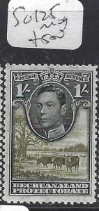 BECHUANALAND   (P2110B)  KGVI COW   1/-  SG 125   MOG