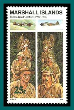 Marshall Islands 1990 WWII Burma Road, MNH 256,SG330