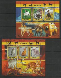 2pcs Nature Animals Dogs Cats Perf. 2017 - (pr.issue) / W43