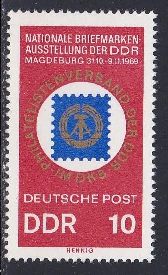 German Dem Rep # 1115, Philatelic Society, NH, 