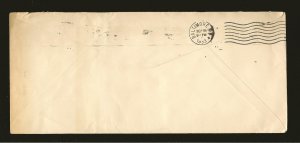 Canada U46a  + 2x195 on Postmarked Halifax NS 1933 Pre- Stamped Cover Used