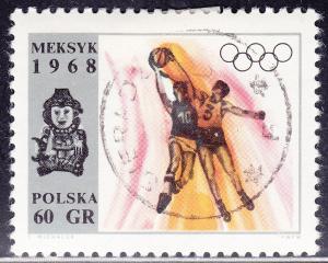 Poland 1596 Olympic Basketball 1968