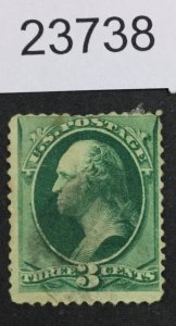 US STAMPS #184 USED LOT #23738