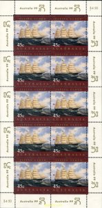 284756 MNH AUSTRALIA 1998 PATRIMONIO MARITIMO