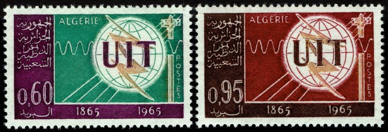 Algeria #339-40  MNH - ITU (1965)