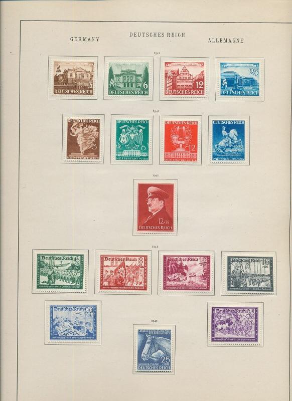 Germany Reich 1939/42 MH Collection (Appx 80+Items) Ac 1345