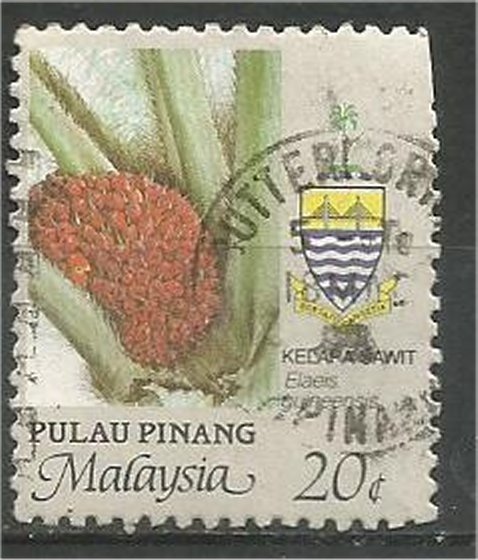 PENANG, 1986, used 20c, Agriculture Scott 93