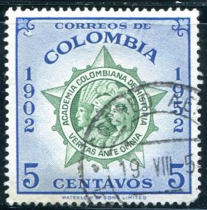 Colombia Sc#625 Used (Co)