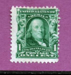 Scott #  300  unused partial gum  single