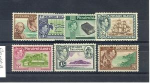 Pitcairn Islands Scott 4-8 Mint hinged