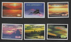 ROSS DEPENDENCY SG60/65 1999 NIGHT SKIES  MNH