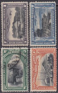 Belgian Congo Sc #C1-C4 Used