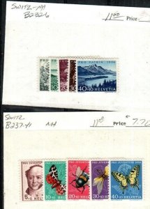 Switzerland Scott B232-41 Mint NH [TK97]