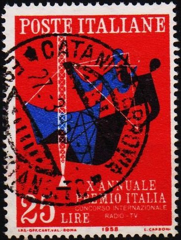 Italy. 1958 25L S.G.984 Fine Used