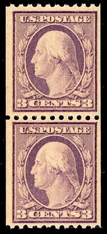 Scott #489 Pair, Mint, OG, NH, Dealer Graded VF