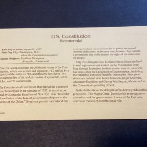 Complete Set 42  DIFFERENT U.S. CONSTITUTION BICENTENNIAL COVERS May 87-Jan 88
