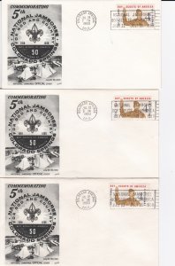 United States # 1145, Boy Scouts of America National Jamboree Lot of 10 Covers