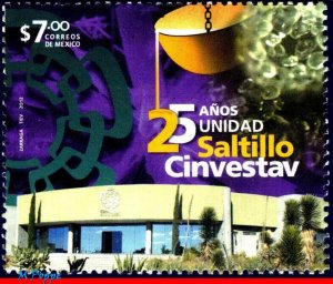 2794 MEXICO 2012 CINVESTAV, SALTILLO UNIT, 25th ANNIV., ARCHITECTURE, MNH