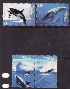 AAT-Sc#L94-7-unused NH set-Whales-Marine Life-1995-