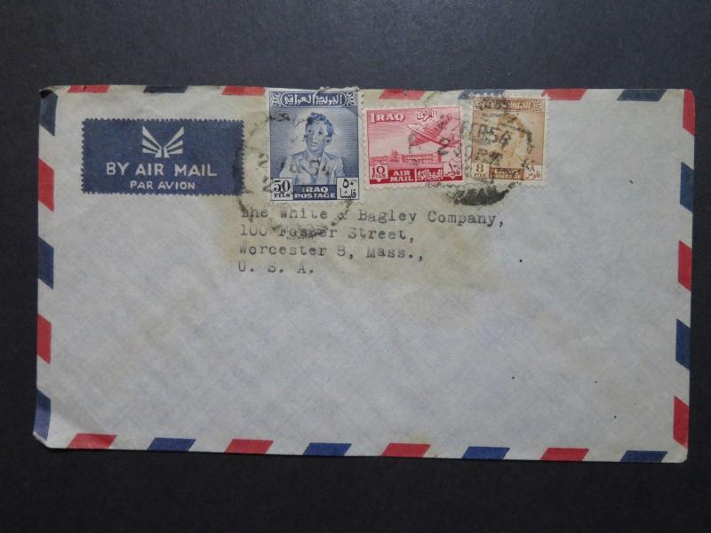 Iraq 1954 Commercial Cover to USA (I) - Z8597