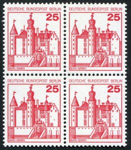 Germany - Berlin 9N393 MNH block of 4